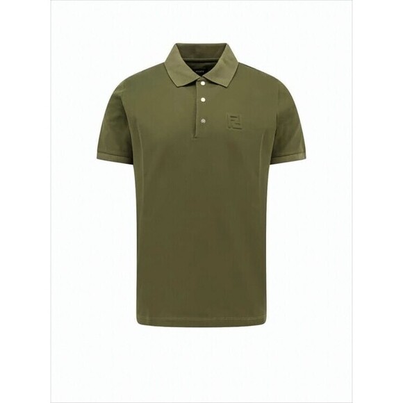 Fendi Classic Short-Sleeve Polo Shirt With Structured Collar - NWT